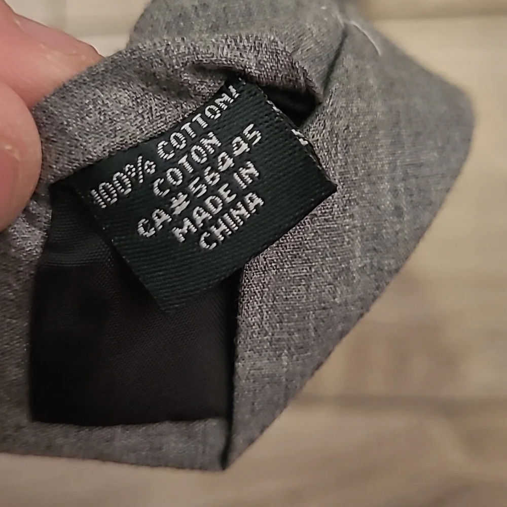 J CREW Preppy‎ Grey Weave Skinny Mens Cotton Tie
